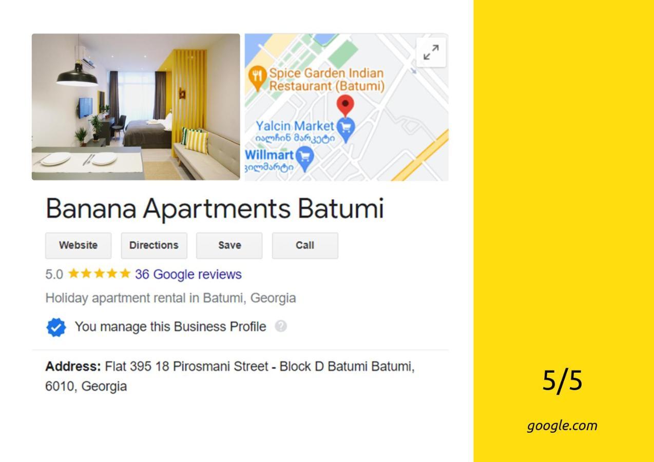 Banana Apartments Batoemi Buitenkant foto